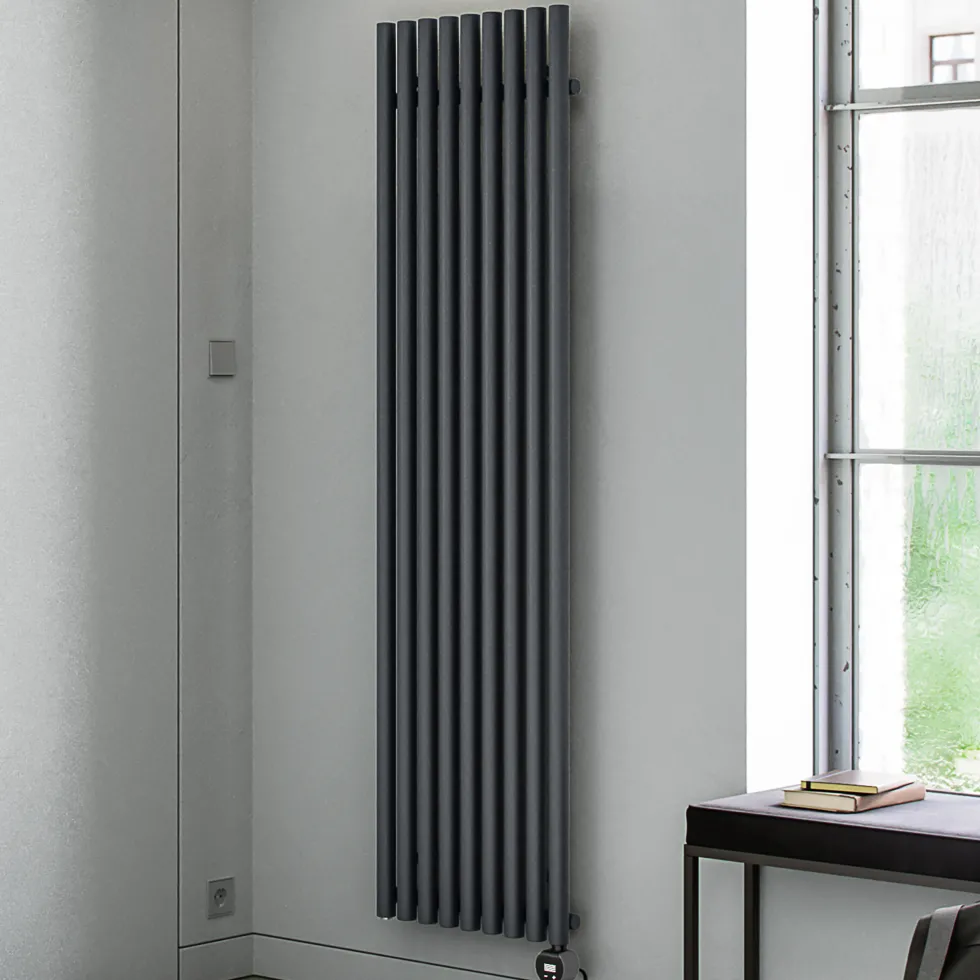Terma Rolo Room E Single Panel 1800 x 480mm Electric Radiator with 1000W Wi-Fi Controlled VEO Heating Element