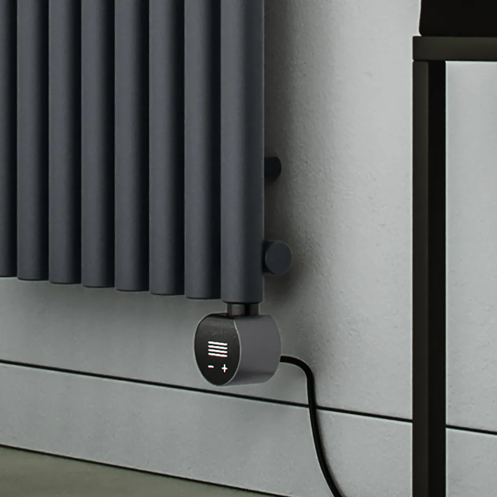 Terma Rolo Room E Single Panel 1800 x 480mm Electric Radiator with 1000W Wi-Fi Controlled VEO Heating Element