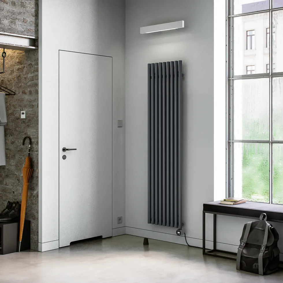Terma Rolo Room E Single Panel 1800 x 480mm Electric Radiator with 1000W Wi-Fi Controlled VEO Heating Element