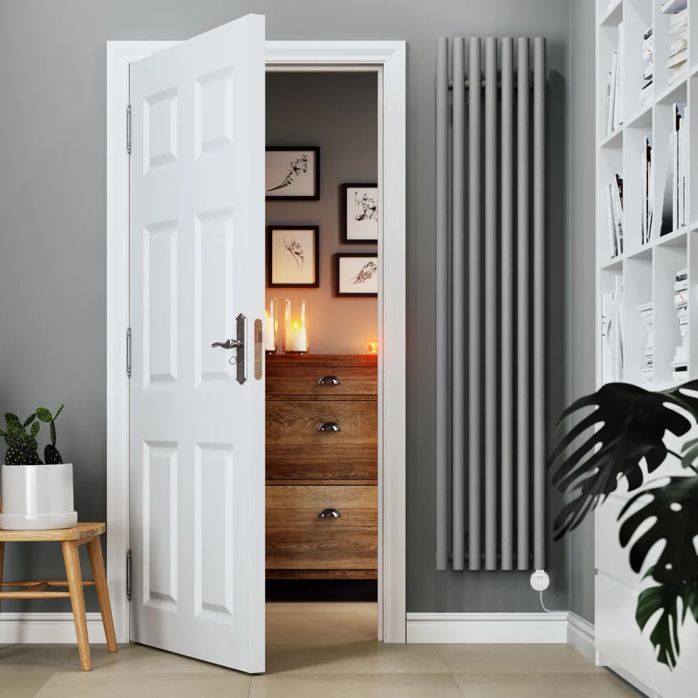 Terma Rolo Room E Single Panel 1800 x 370mm Electric Radiator with 800W Wi-Fi Controlled VEO Heating Element