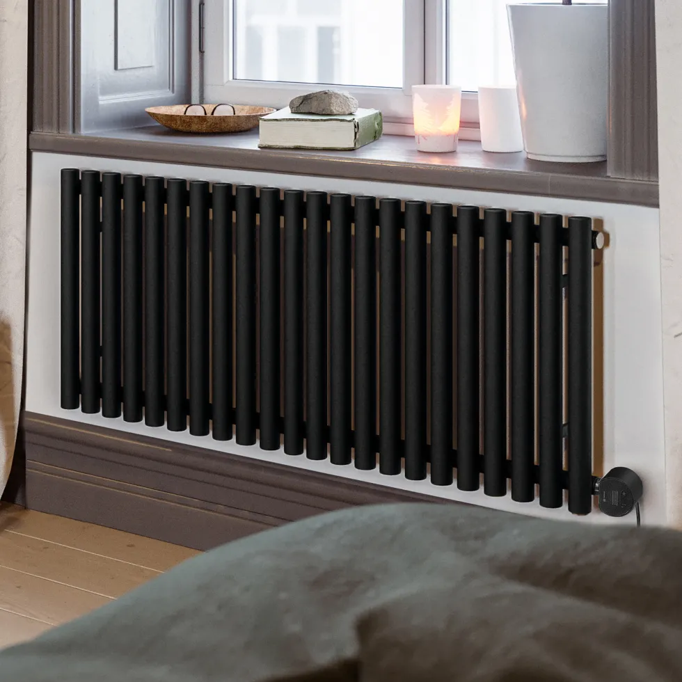 Terma Rolo Room E Single Panel 580 x 1195mm Electric Radiator with 1000W Wi-Fi Controlled VEO Heating Element