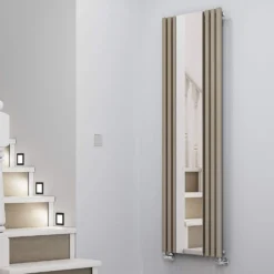 Terma Rolo Vertical Single Panel Mirror Radiator - 1800 x 590mm - 7 Colours