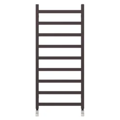 Terma Simple Flat Heban Black Ladder Heated Towel Rail