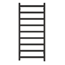Terma Simple One Electric Heated Towel Rail with Heating Element - Heban Black