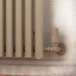 Terma Vario Vision 3 Axis Thermostatic Corner Valves with Pipe Masking - Left or Right Hand