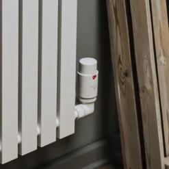Terma Vario Vision 3 Axis Thermostatic Corner Valves with Pipe Masking - Left or Right Hand