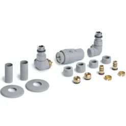 Terma Vario Vision 3 Axis Thermostatic Corner Valves with Pipe Masking - Left or Right Hand