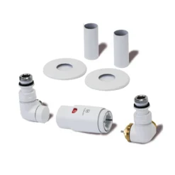 Terma Vario Vision 3 Axis Thermostatic Corner Valves with Pipe Masking - Left or Right Hand