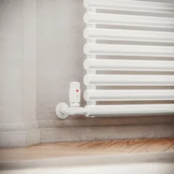 Terma Vario Vision 3 Axis Thermostatic Corner Valves with Pipe Masking - Left or Right Hand