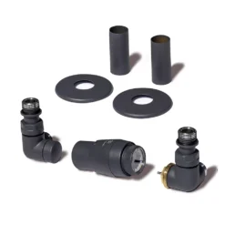 Terma Vario Vision 3 Axis Thermostatic Corner Valves with Pipe Masking - Left or Right Hand