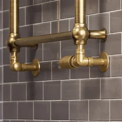 Terma Vario Vision 3 Axis Thermostatic Corner Valves with Pipe Masking - Left or Right Hand