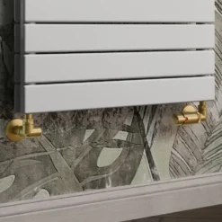 Terma Vario Vision 3 Axis Thermostatic Corner Valves with Pipe Masking - Left or Right Hand