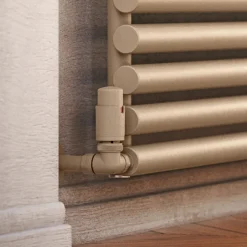 Terma Vario Vision 3 Axis Thermostatic Corner Valves with Pipe Masking - Left or Right Hand