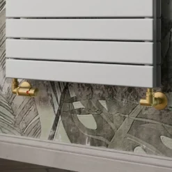 Terma Vario Vision 3 Axis Thermostatic Corner Valves with Pipe Masking - Left or Right Hand