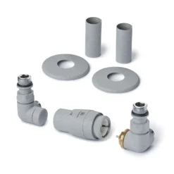 Terma Vario Vision 3 Axis Thermostatic Corner Valves with Pipe Masking - Left or Right Hand