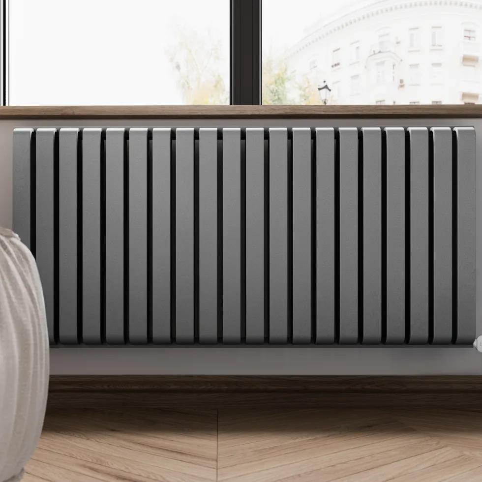 Terma Warp Room Double Panel 630 x 1305mm Electric Radiator with 1500W Wi-Fi Controlled VEO Heating Element