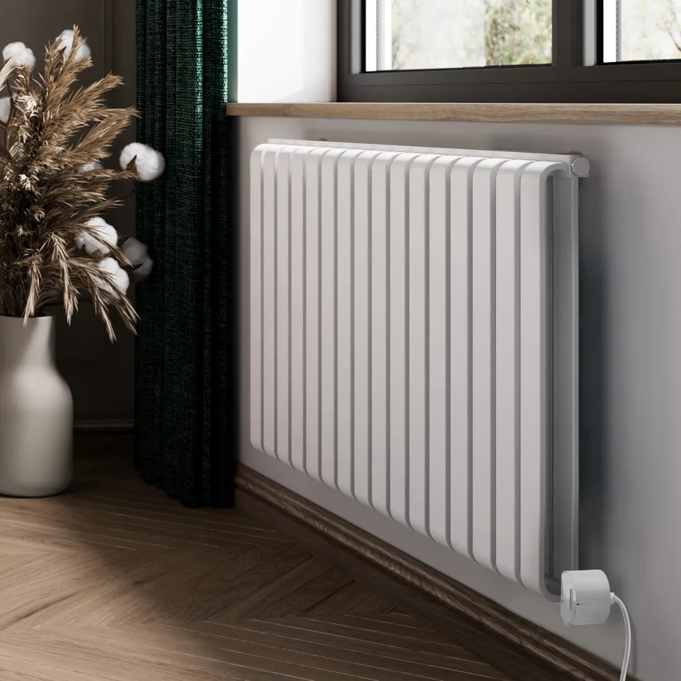 Terma Warp Room Double Panel 630 x 1045mm Electric Radiator with 1200W Wi-Fi Controlled VEO Heating Element