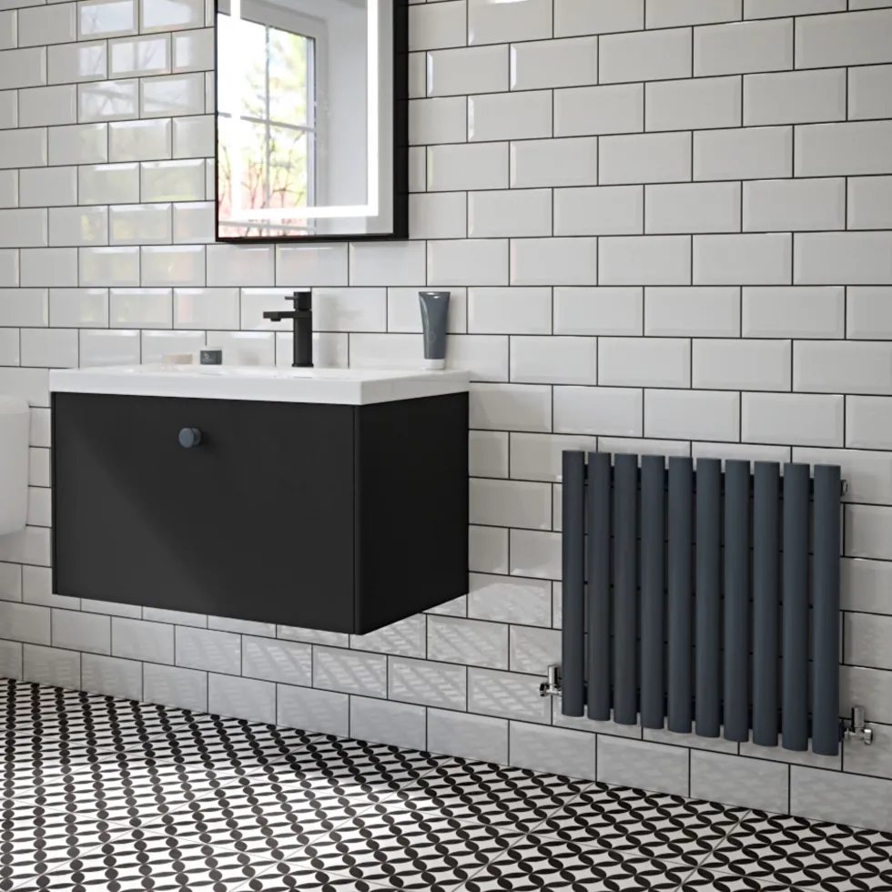 The Tap Factory Vibrance Single Panel Horizontal Radiator 550 x 590mm - 15 Colours Available