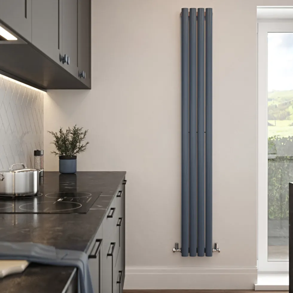 The Tap Factory Vibrance Single Panel Vertical Radiator 1800 x 236mm - 15 Colours Available