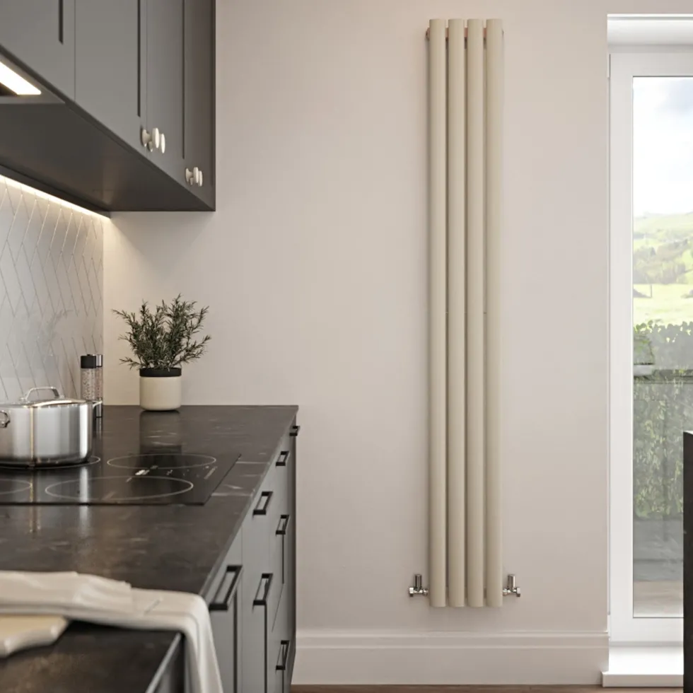 The Tap Factory Vibrance Single Panel Vertical Radiator 1800 x 236mm - 15 Colours Available