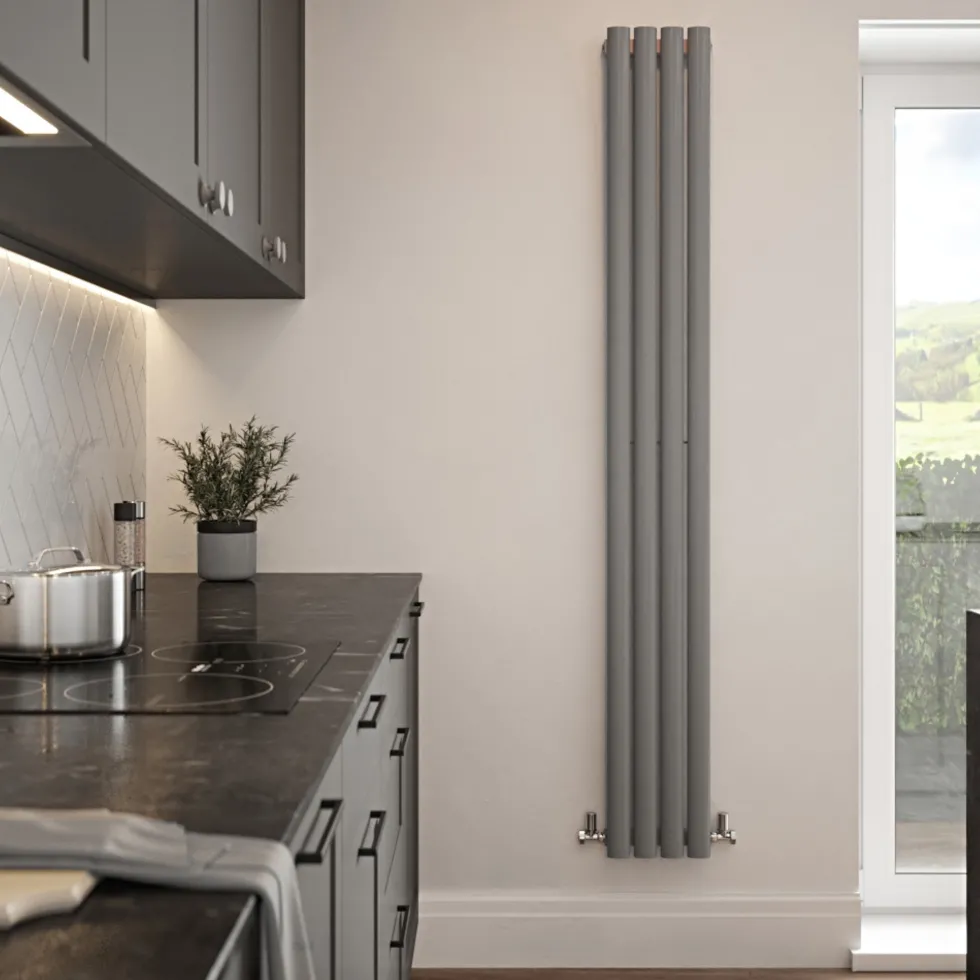 The Tap Factory Vibrance Single Panel Vertical Radiator 1800 x 236mm - 15 Colours Available