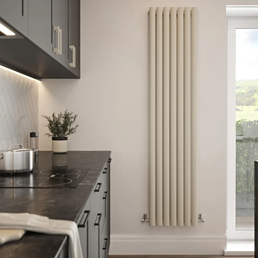 The Tap Factory Vibrance Single Panel Vertical Radiator 1800 x 413mm - 15 Colours Available