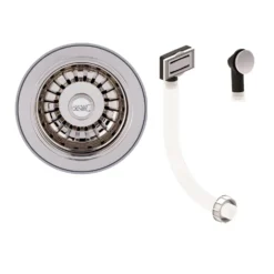 Thomas Denby Legacy Belfast 1 Bowl Gloss White Ceramic Kitchen Sink with Tap Ledge - 795 x 500mm