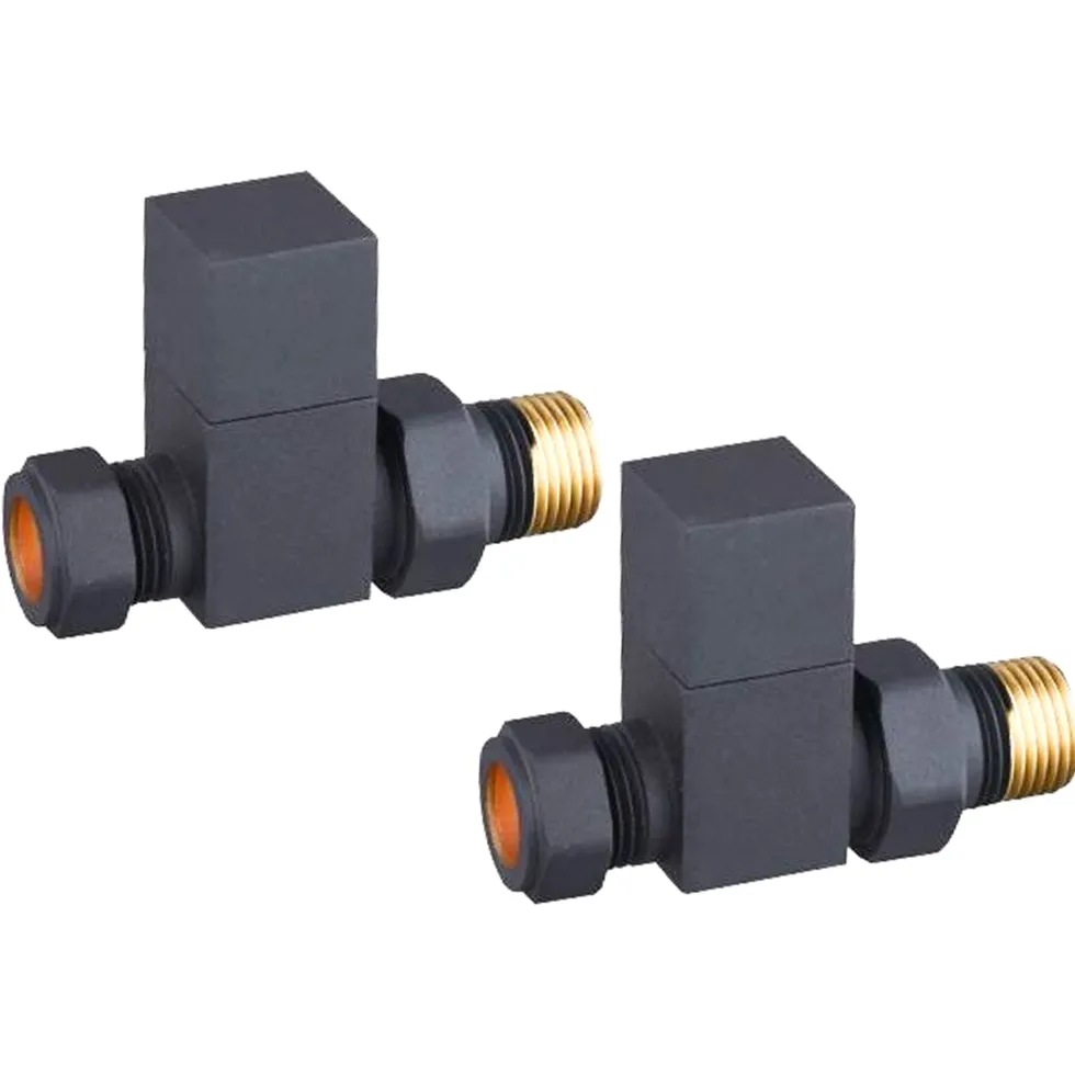 Toasty Anthracite Square Manual Valve