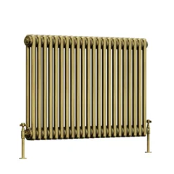Toasty Ardleigh Antique Brass Horizontal Column Radiator