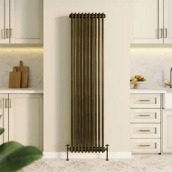 Toasty Ardleigh Antique Brass Vertical Column Radiator