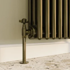 Toasty Ardleigh Antique Brass Vertical Column Radiator