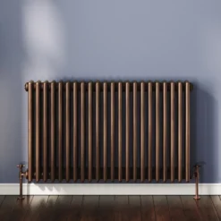 Toasty Ardleigh Antique Copper Horizontal 3 Column Radiator