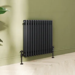 Toasty Ardleigh Matt Black Horizontal Column Radiator