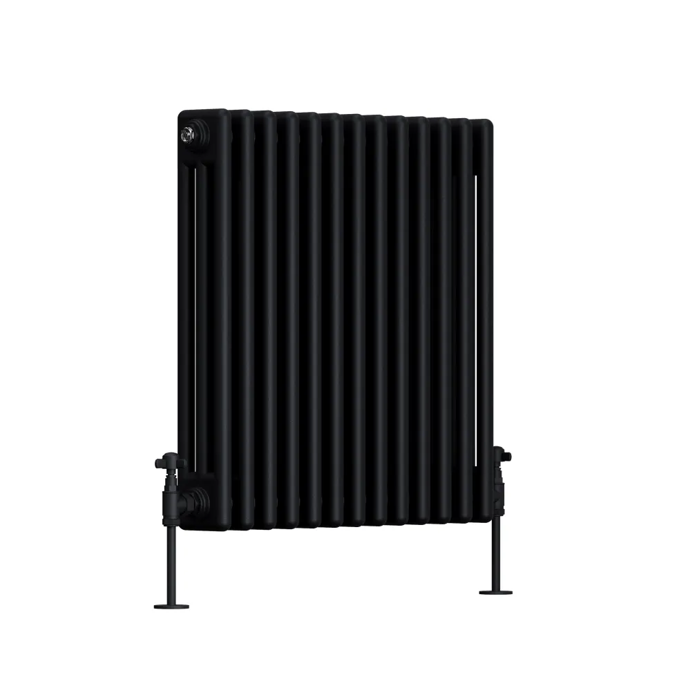 Toasty Ardleigh Matt Black Horizontal Column Radiator