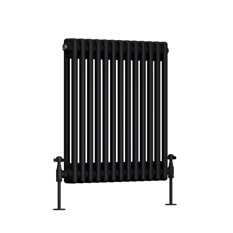 Toasty Ardleigh Matt Black Horizontal Column Radiator