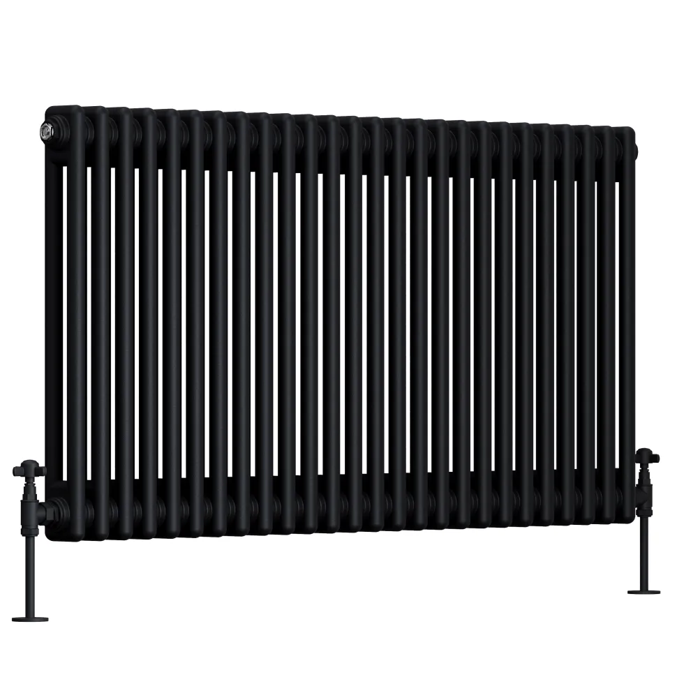 Toasty Ardleigh Matt Black Horizontal Column Radiator