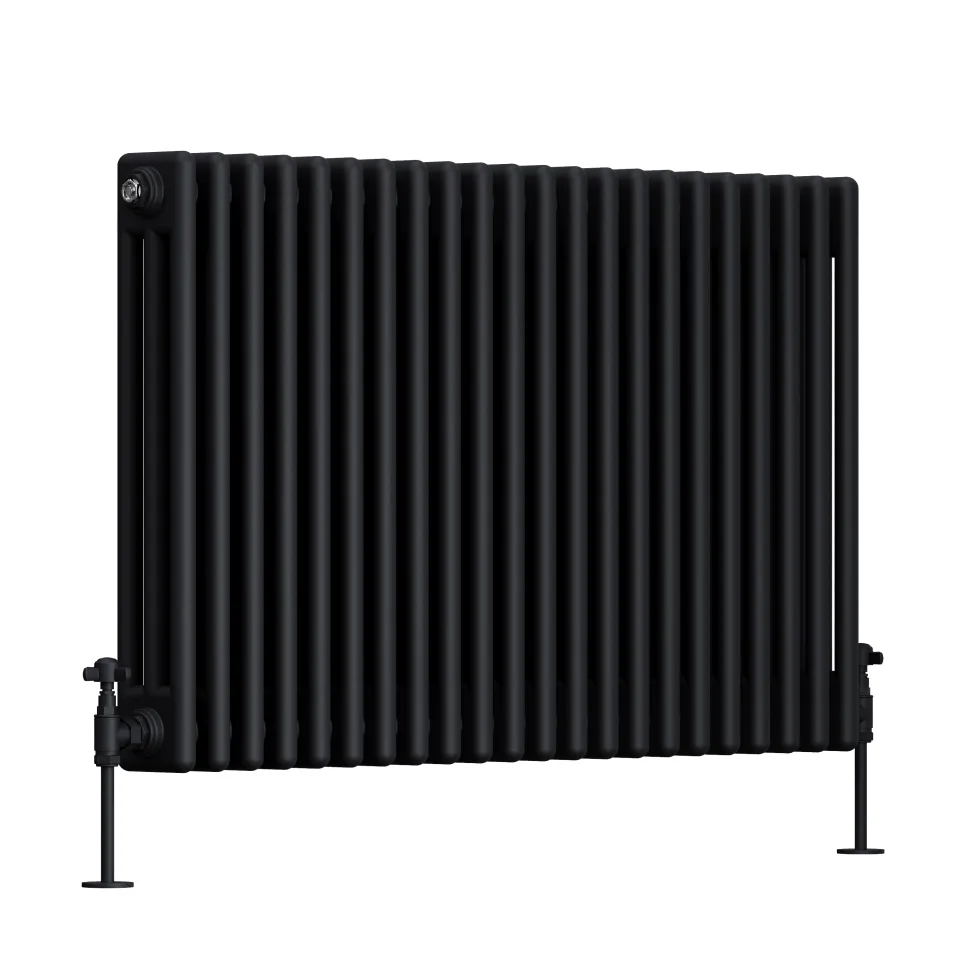 Toasty Ardleigh Matt Black Horizontal Column Radiator