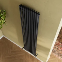 Toasty Ardleigh Matt Black Vertical Column Radiator