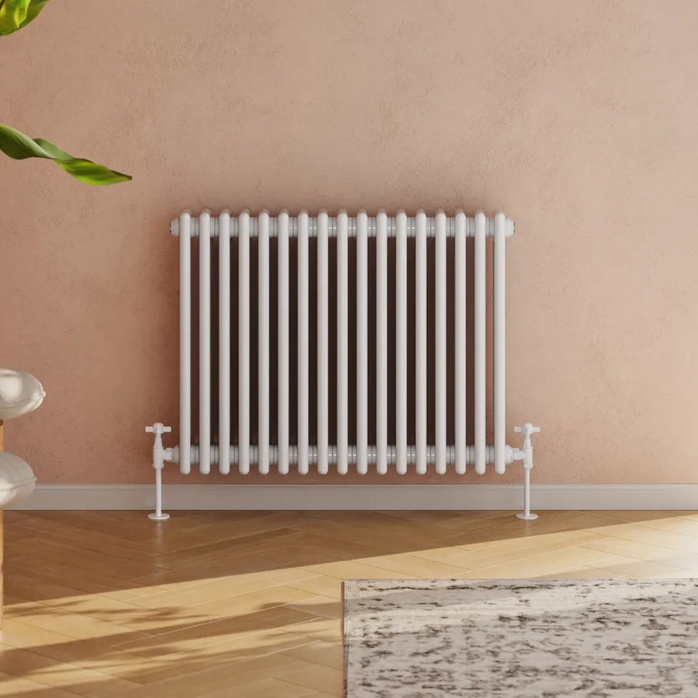 Toasty Ardleigh White Horizontal Column Radiator
