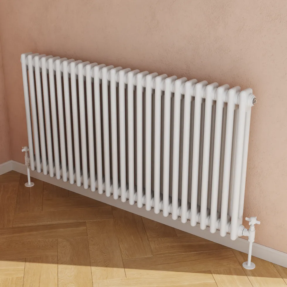 Toasty Ardleigh White Horizontal Column Radiator
