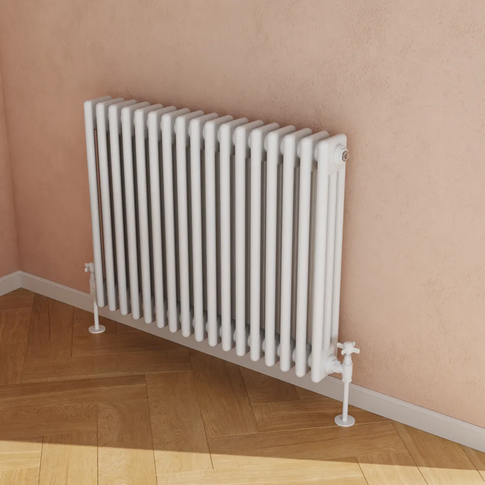 Toasty Ardleigh White Horizontal Column Radiator