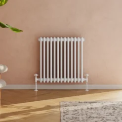 Toasty Ardleigh White Horizontal Column Radiator