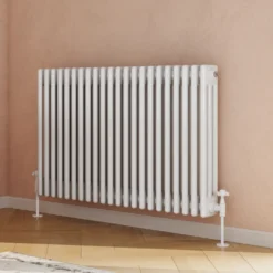 Toasty Ardleigh White Horizontal Column Radiator