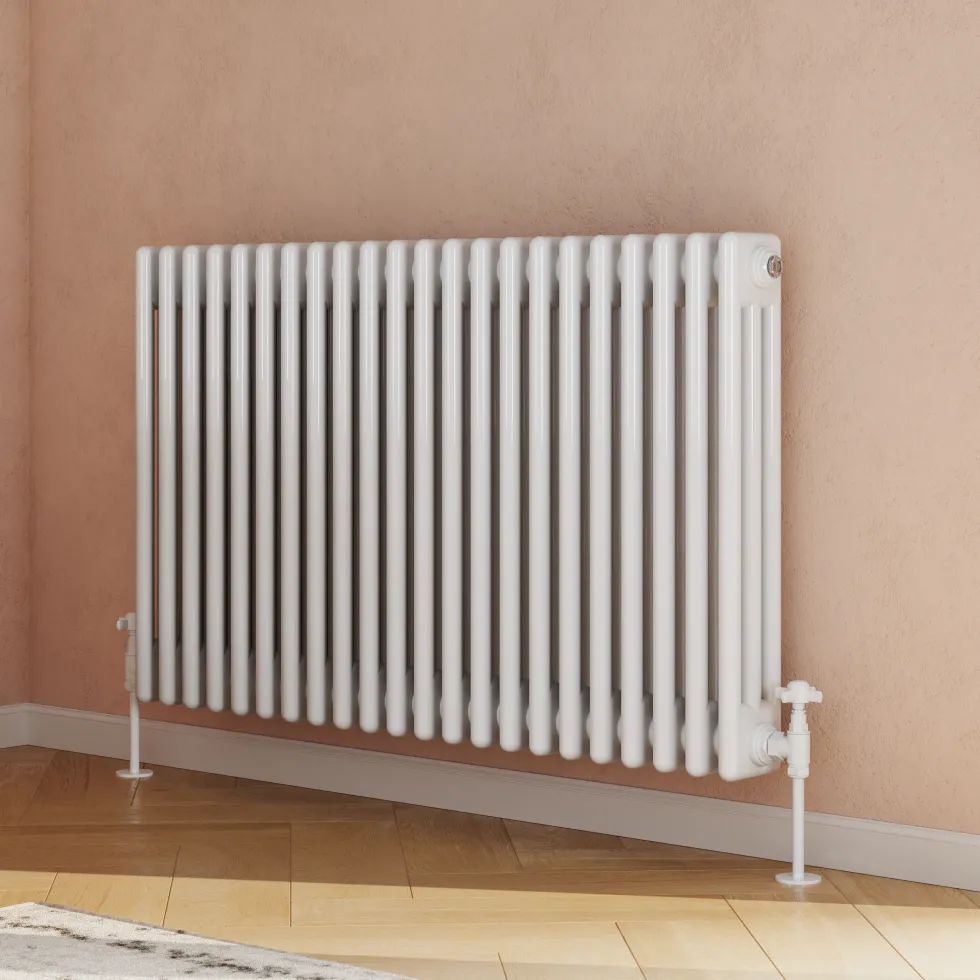 Toasty Ardleigh White Horizontal Column Radiator