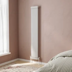 Toasty Ardleigh White Vertical Column Radiator