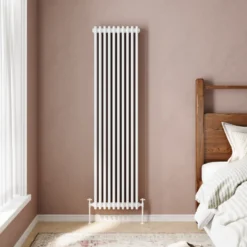 Toasty Ardleigh White Vertical Column Radiator