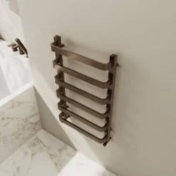 Toasty Balance Brushed Bronze Heated Towel Rail