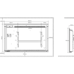 Toasty Bask Matt White Electric Radiator