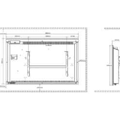Toasty Bask Matt White Electric Radiator