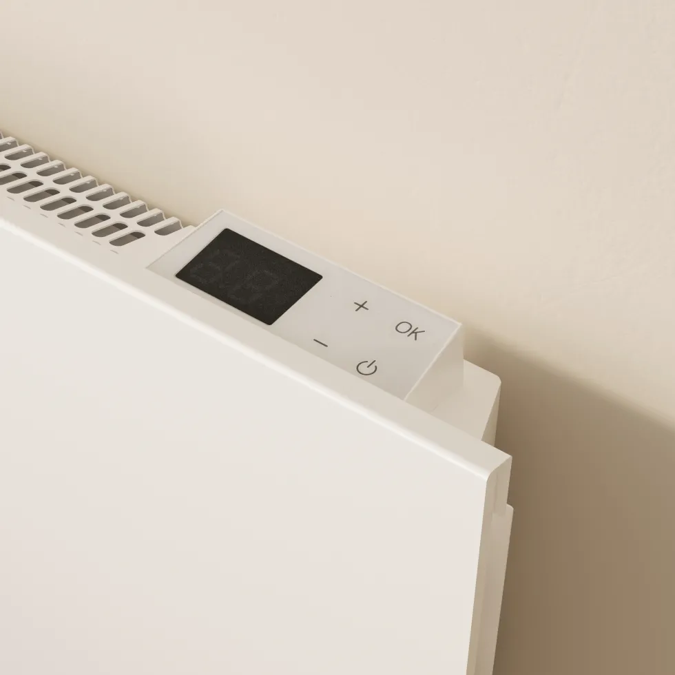 Toasty Bask Matt White Electric Radiator